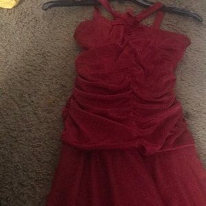 A red dress